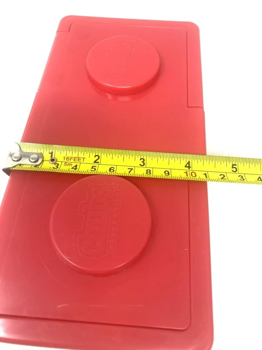 Vintage Chubbs Stackables Red Refillable Baby Wipes Storage Container EUC